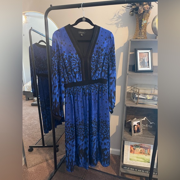 EUC Ted Baker Maryema Topaz Print Leopard Midi Dress - Picture 6 of 14